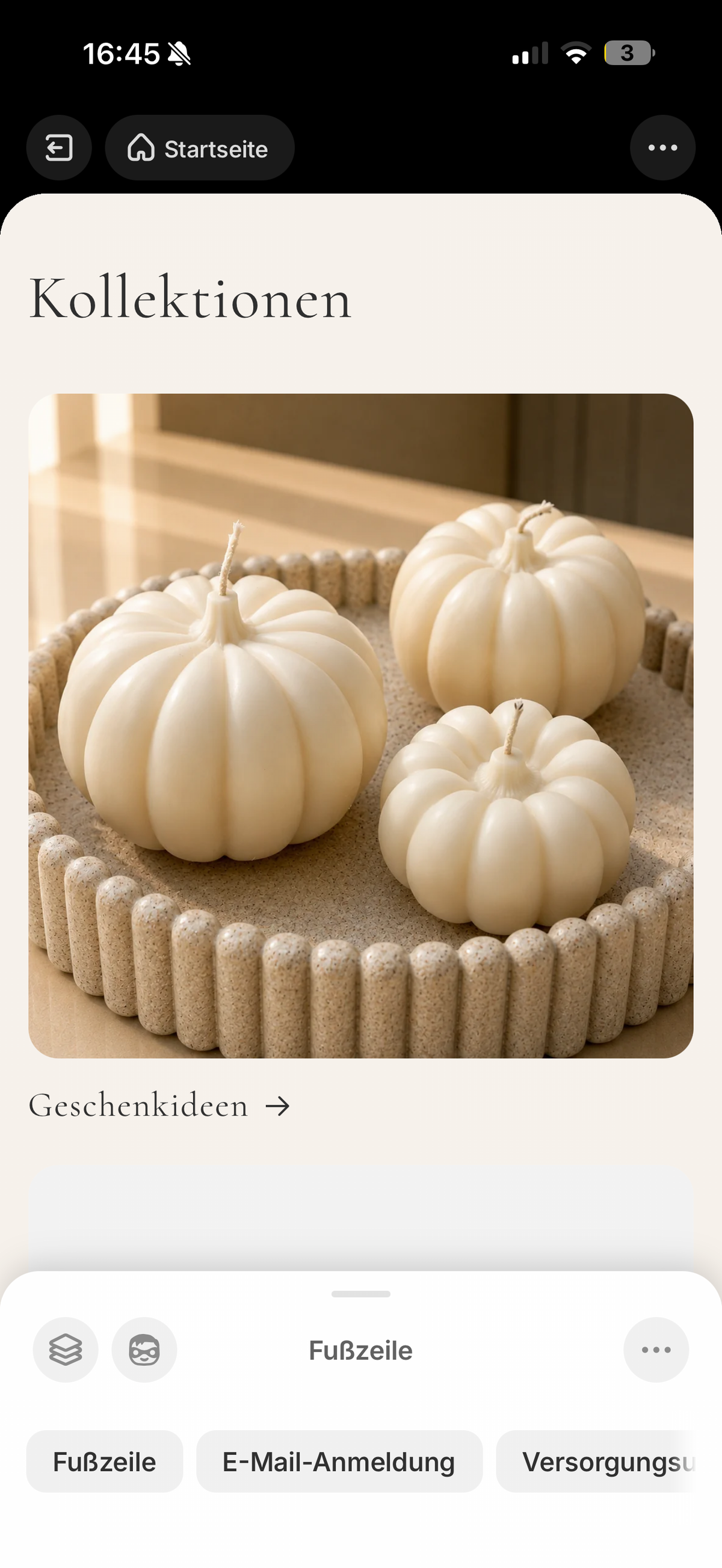 Herbstkollektion