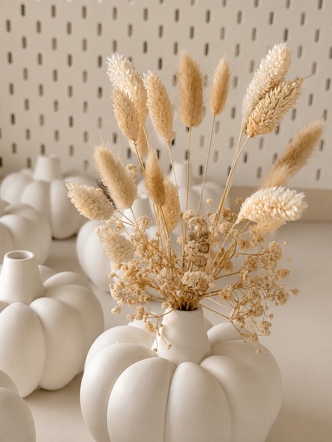 Kürbis Vase – mit oder ohne Trockenblumen